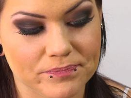 Tattooed Schoolgirl Is Sucking A Big And Hard Cock