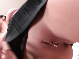 Her Clit Is Pierced And He Loves To Play With It