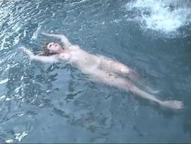 Pool Party With Three Oiled Babes And A Hard Pole