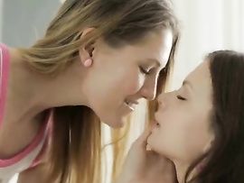 Romantic Lesbian Foreplay Makes The Girls Really Hot